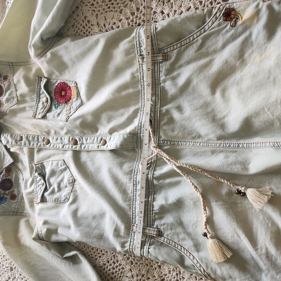 SPELL AND THE GYPSY Route 66 chambray romper - Picture 7 of 9